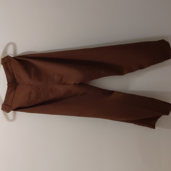 Aritzia Wilfred Cognac brown Effortless trousers pants - Picture 5 of 5